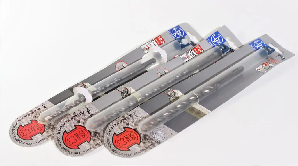 Set Punte LUX SDS Plus per Muratura ø10/16mm in Carburo 3pz