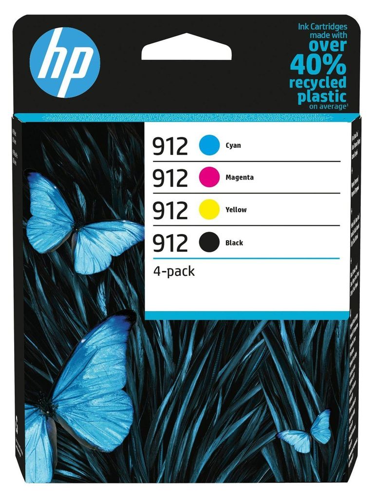 Originálne tlačové kazety HP 912 v balení 4 ks Obrázok produktu 