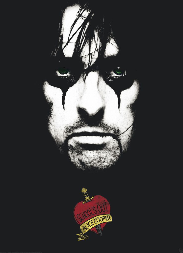 Alice Cooper Poster School ́s out Face