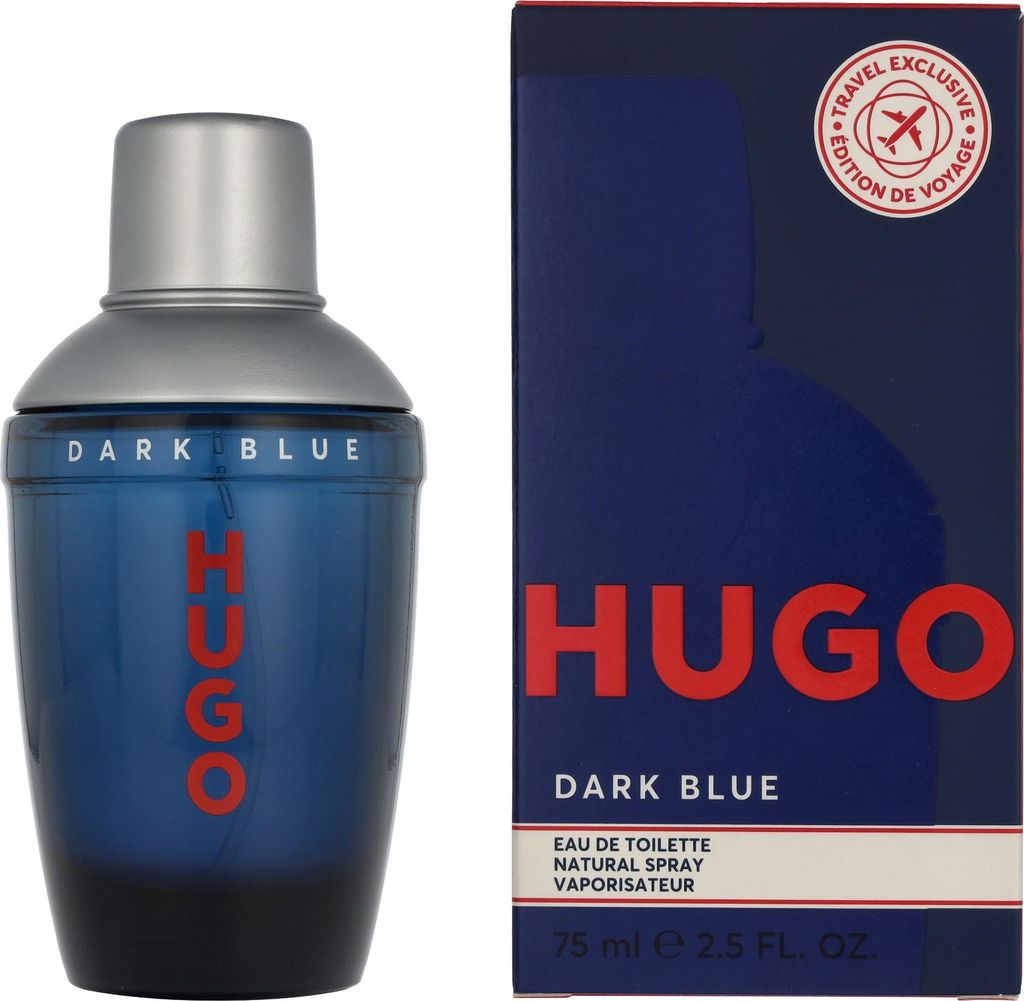 Hugo boss-hugo DARK BLUE eau de toilette spray 75 ml Produktbild 