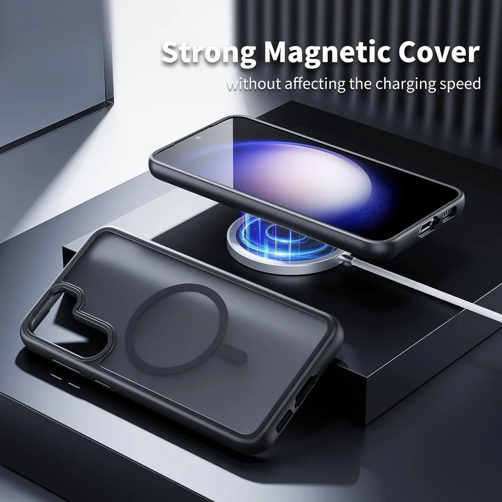 Samsung Galaxy S21 FE 5G Custodia con Magsafe Magnetic Nero - 7