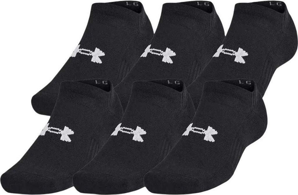 Under Armour Tc Kurze Socken 3 Paare Schwarz EU 40-42 Herren,Damen Schwarz EU 40-42