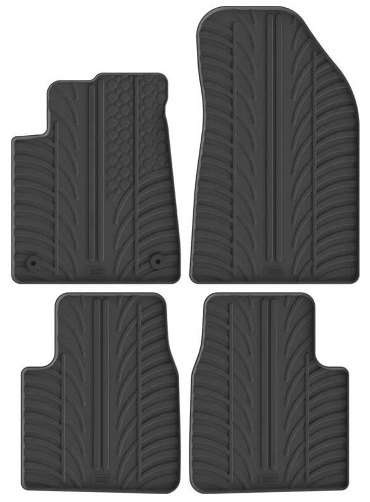 Gledring Fußmatte Gummi für CITROËN C3 Aircross II (CC24) Vorne Hinten