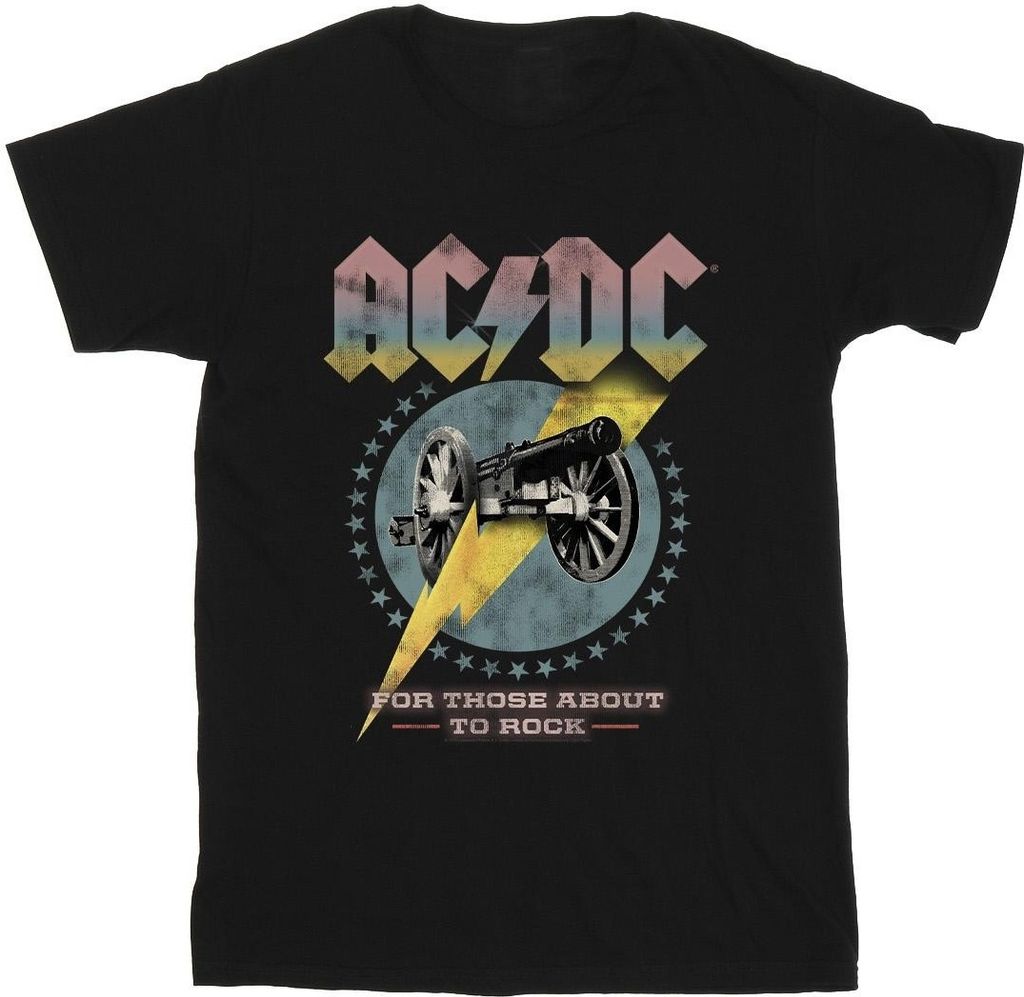 ACDC - "For Those About To Rock" T-Shirt für Herren BI7534 (XL) (Schwarz)