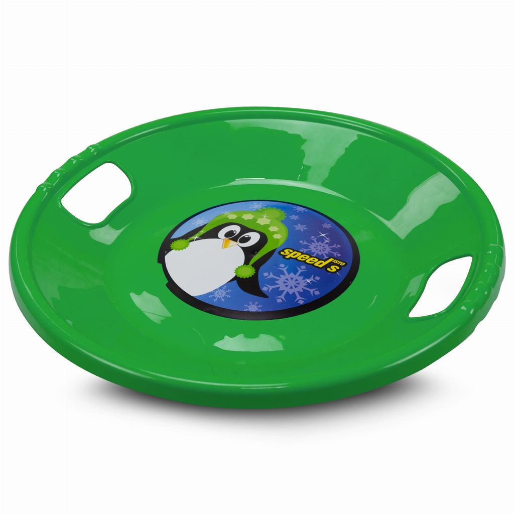 Kunststoff-Schneerutscher UFO Grün – Lekki Rutschschlitten Produktbild 
