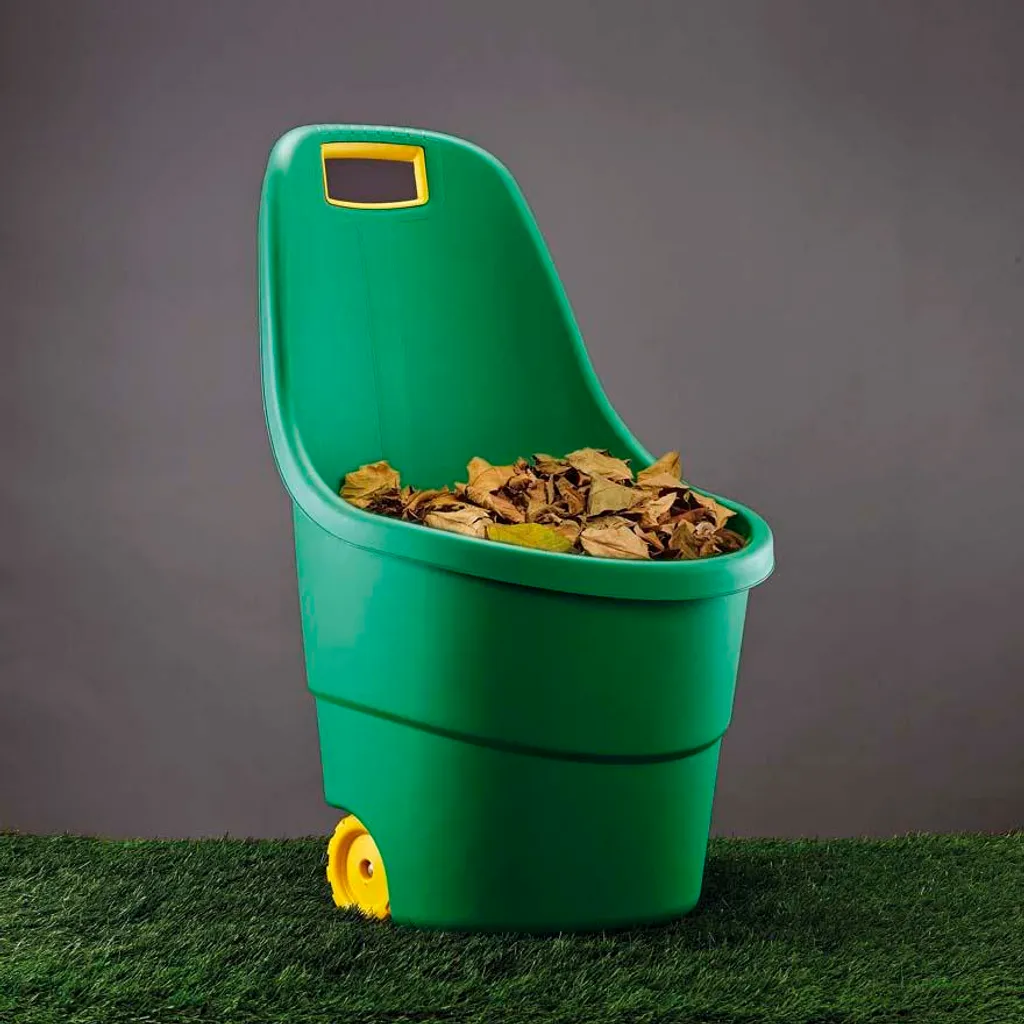 Brouette 50l robuste 53x57x89 cm - Structure acier pour tout usage - 2