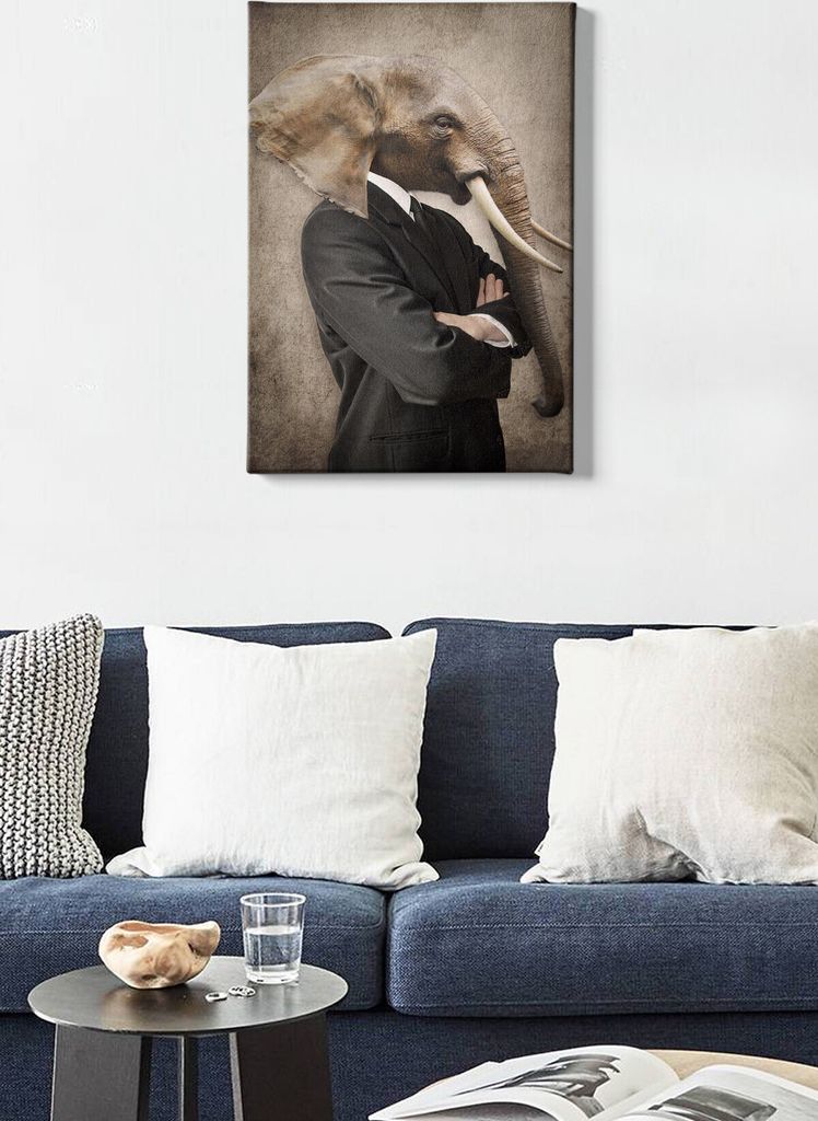 Wallity, Kanvas- TCR1137, Bunt, Leinwandbilder, 50 x 70 cm, 100% Leinwand