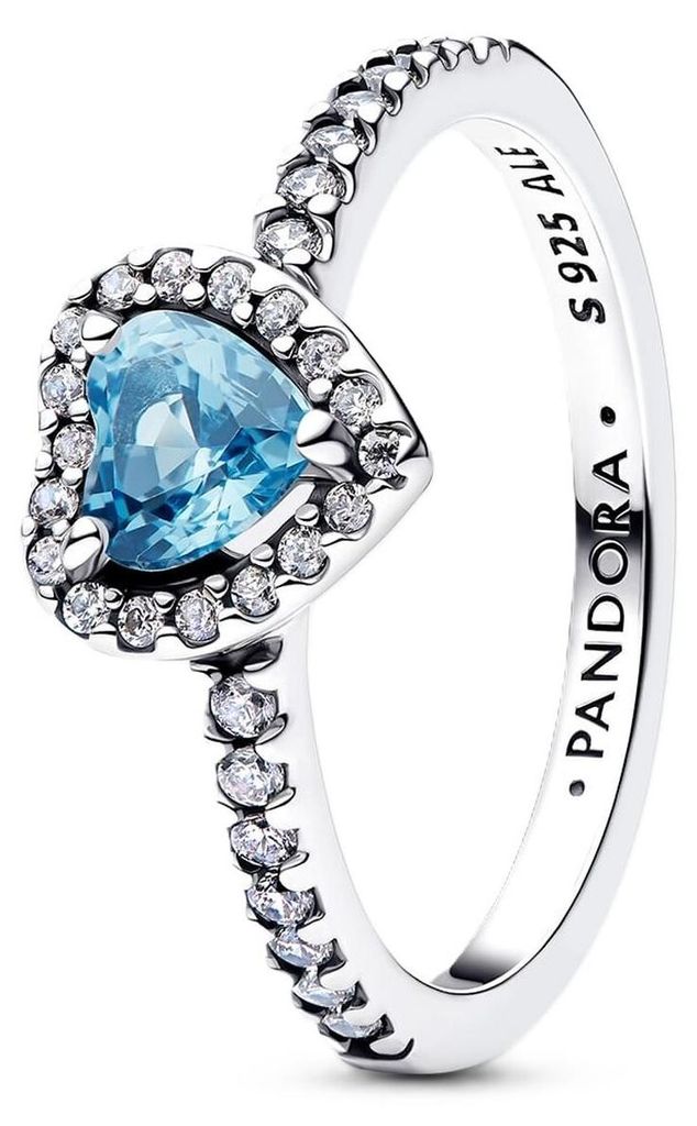 Damenring Pandora 198421C10-54 Blau 14