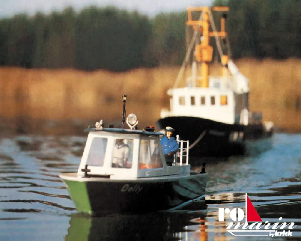 Bateau télécommandé à construire Dolly Krick - Maquette bois et ABS - 7
