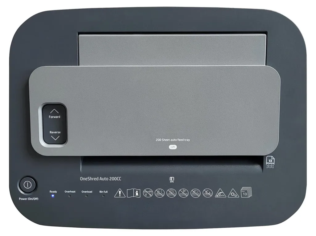 Destructeur de documents pour bureau HP OneShred Auto 28L - 15