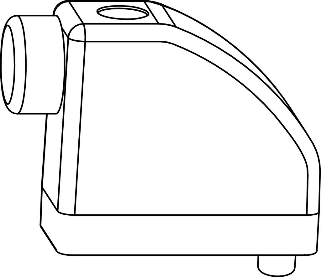 MACO HS Anschlagpuffer, Flügelabstand 28 mm, silber Produktbild 