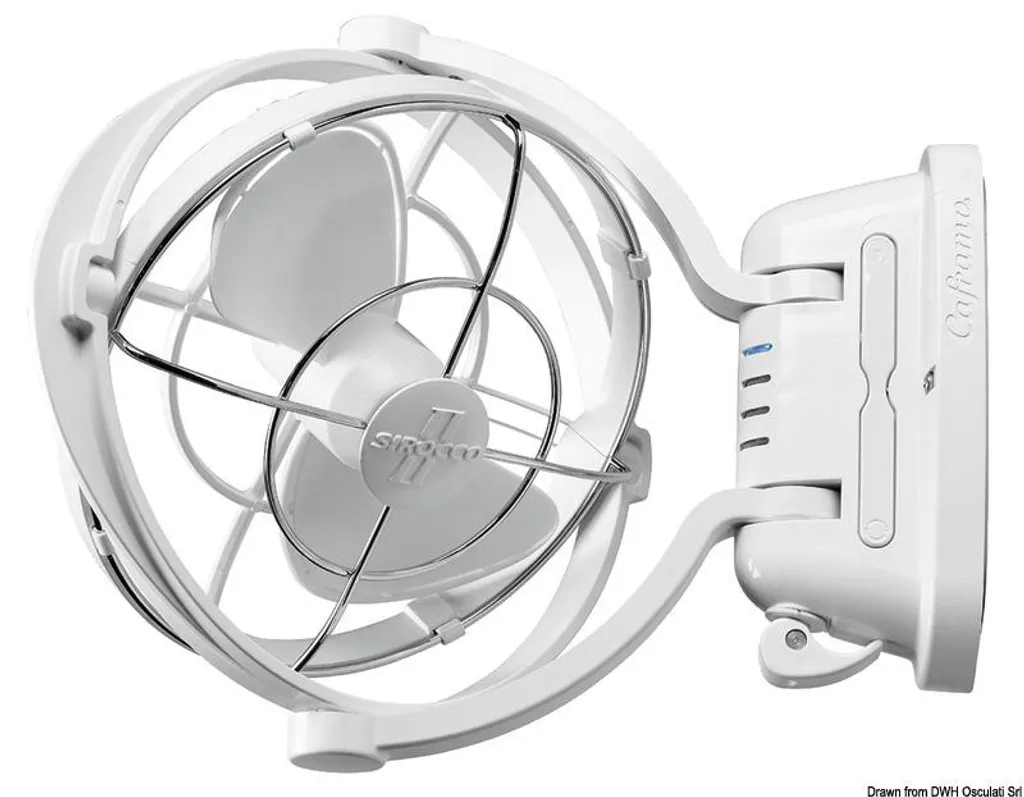 Fini la Chaleur en Cabine avec le Ventilateur Bora Noir 12/24V Silencieux