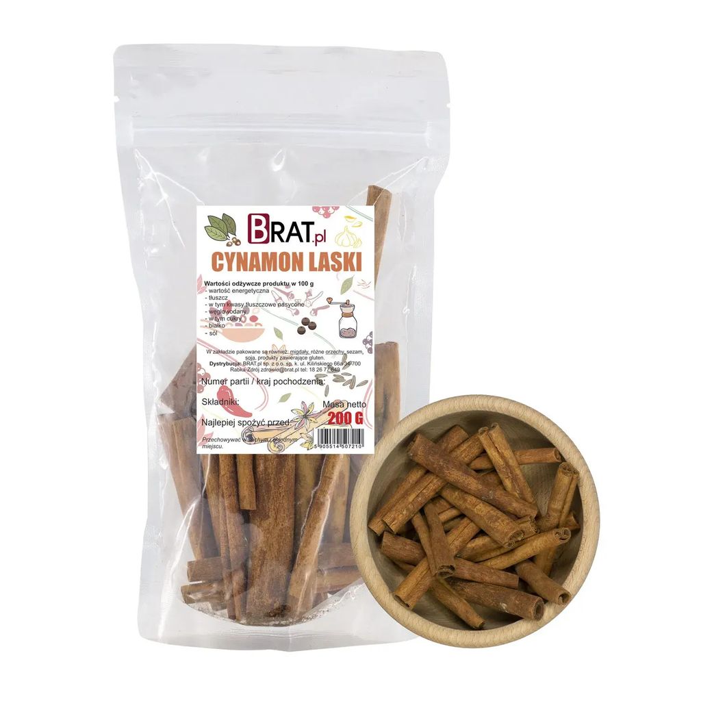 Cynamon laski 200g Brat.pl Zdjęcie produktu 