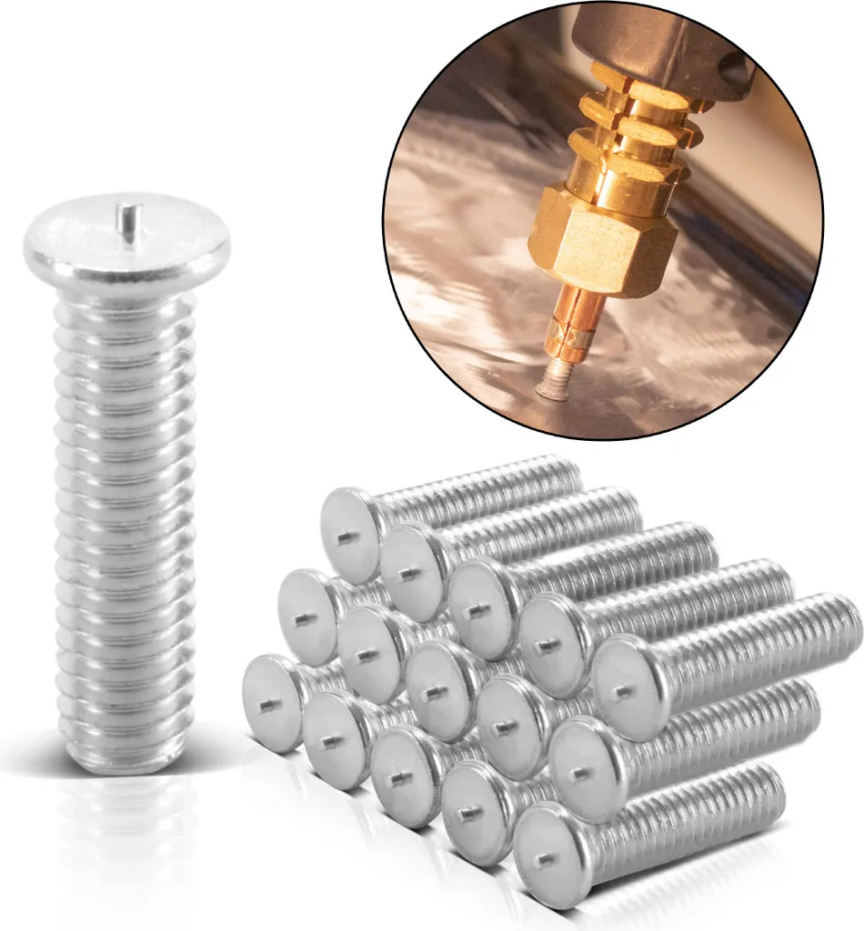 STAHLWERK Perni in Alluminio M4 per Spotter - Set 100pz Ricambi