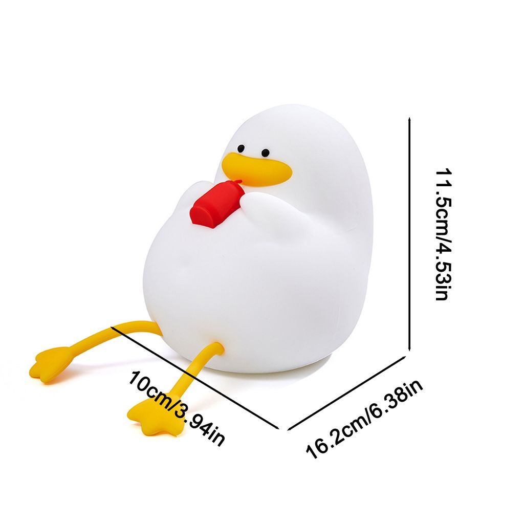 Nachtlicht Kinder, Silikon Ente Nachtlicht mit Timer und Produktbild 9
