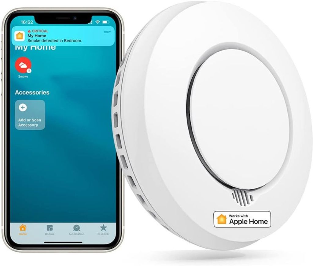 Meross Smart Rauchmelder Kit ohne Hub Produktbild 