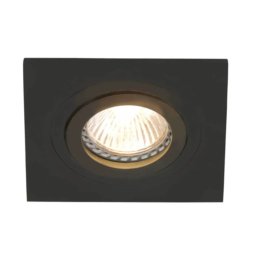 Steinhauer - faretto - Pelite spot - nero - metallo - faretto da incasso - GU10 - 7305ZW