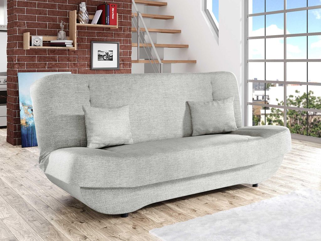 MIRJAN24 Sofa Pinto mit Bettkasten und Schlaffunktion, Schlafsofa, Couch vom Hersteller (Alfa 17)