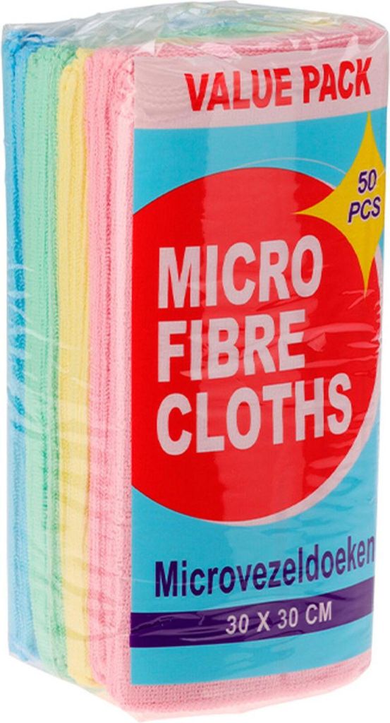 Utěrka z mikrovlákna sada 50 ks 30x30 cm Obrázek produktu 