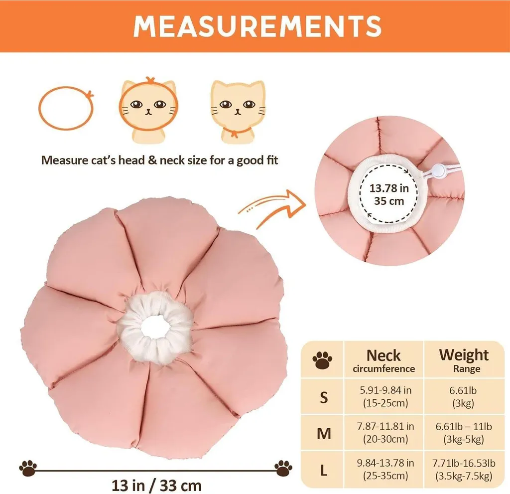 Collier de Sécurité Chat Avont Rose L - Protection Idéale Sortie Extérieure - 6