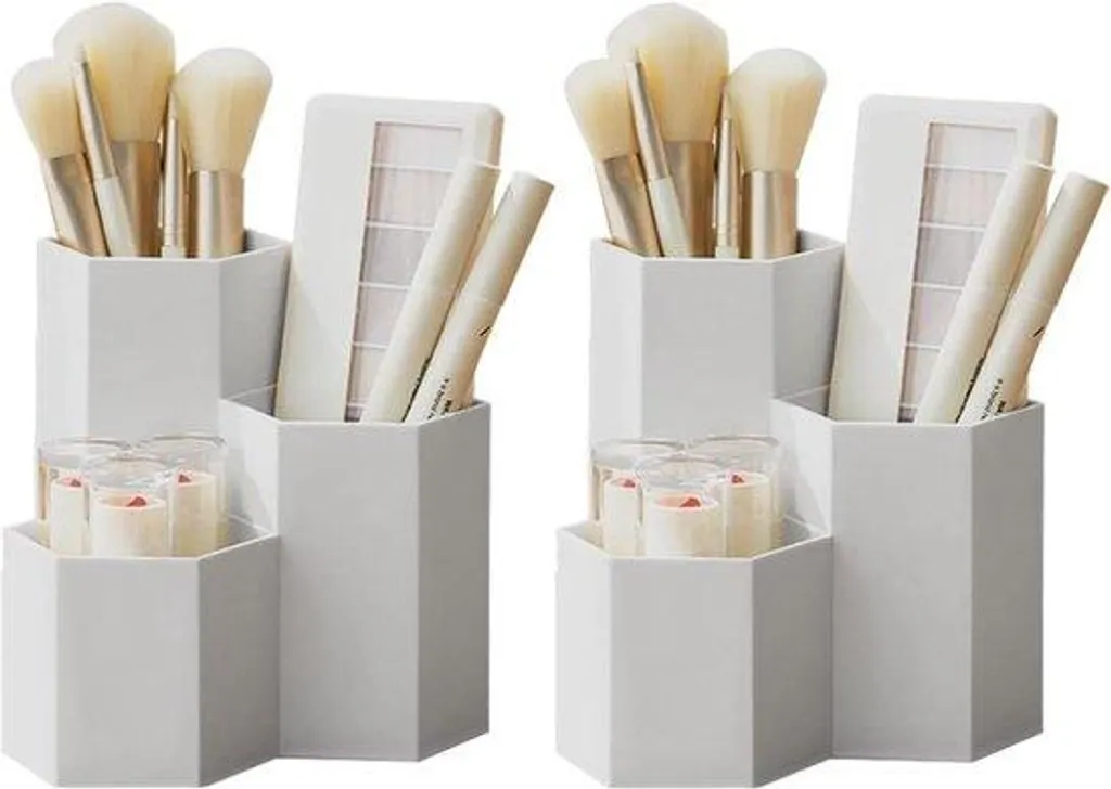 Organiseur mural multifonctionnel lot de 2 bacs de rangement en ABS