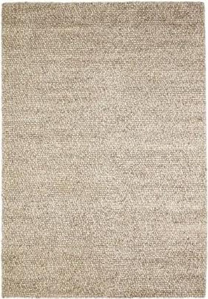Teppich Lubrin 200 x 300 cm Wolle Grau Bodenteppich Wohnzimmer Flur