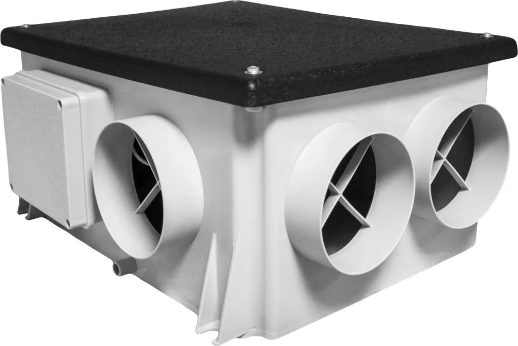 Système d'extraction d'air à vitesse variable silencieux et modulable