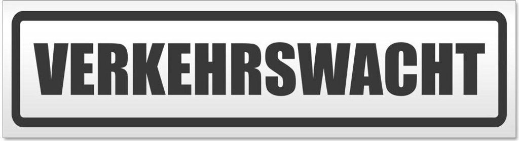 Kiwistar - Autoaufkleber - Dunkelgrau - 45 x 12 cm - Verkehrswacht - Hinweis Aufkleber Sticker für Auto, Kfz, Fahrrad, PKW, LKW
