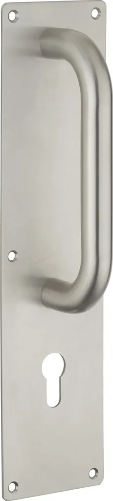 Poignée pour porte de bureau Thirard inox 300mm pour serrure à clé