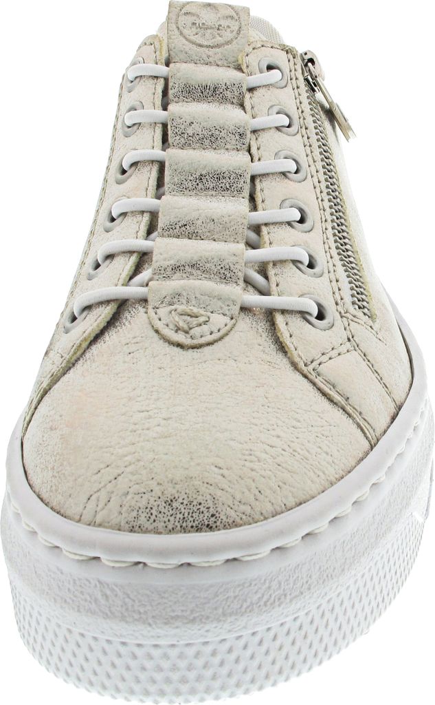 Rieker Damen Plateau Sneaker Beige Rieker Damen Sneaker Plateau