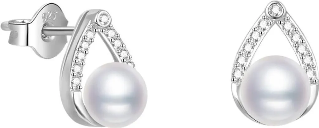Orecchini Argento 925 con Perla AGUP2266P | Gioielli da Ufficio Chic