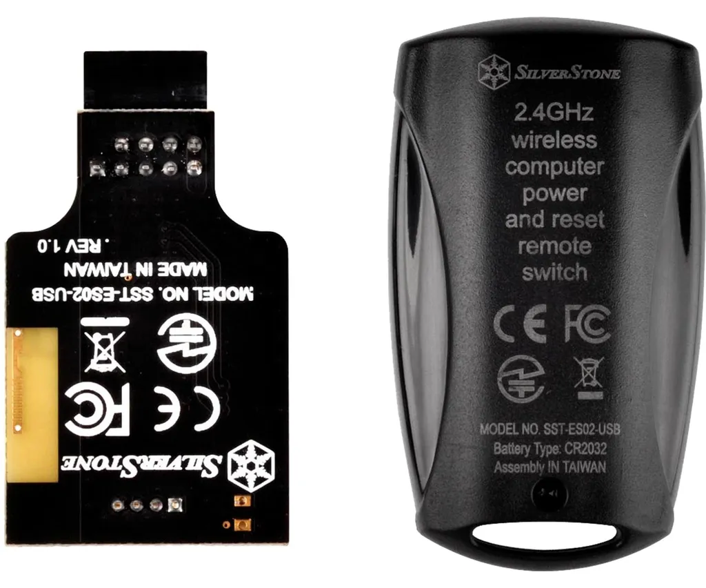 SilverStone ES02-USB Télécommande PC RF sans Fil Bouton-poussoir - 3