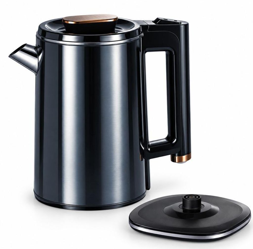 Wasserkocher, elektrischer Edelstahl Wasserkocher 2,5 L, Produktbild 