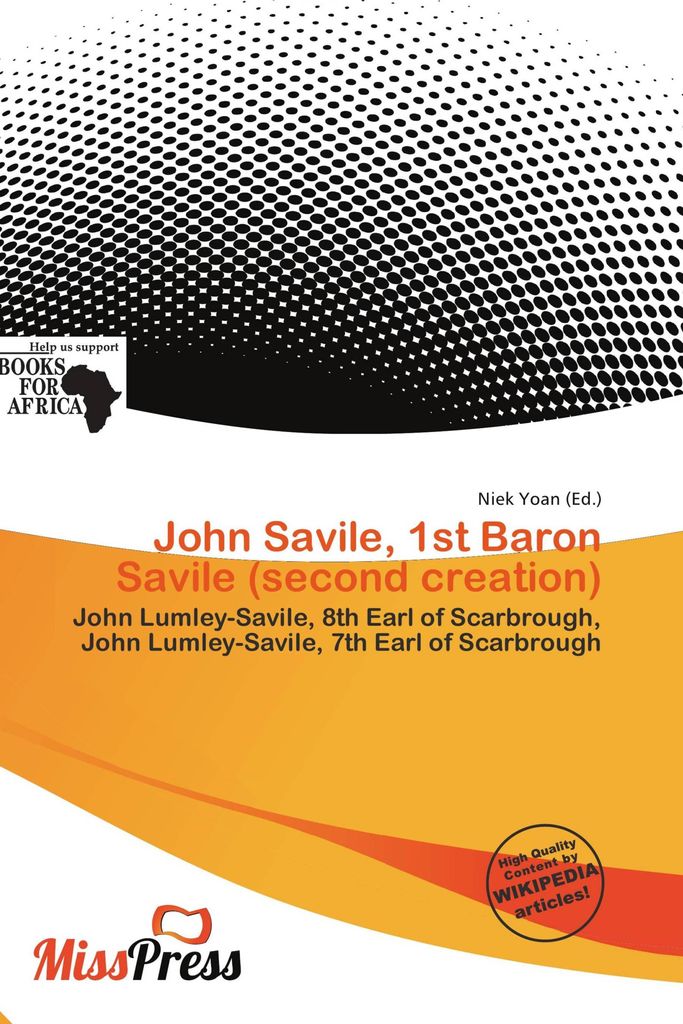 John Savile, 1st Baron Savile (second creation)