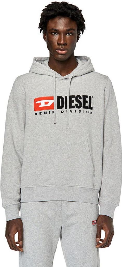 Diesel Ginn Kapuzenpullover Grau S Mann Grau S
