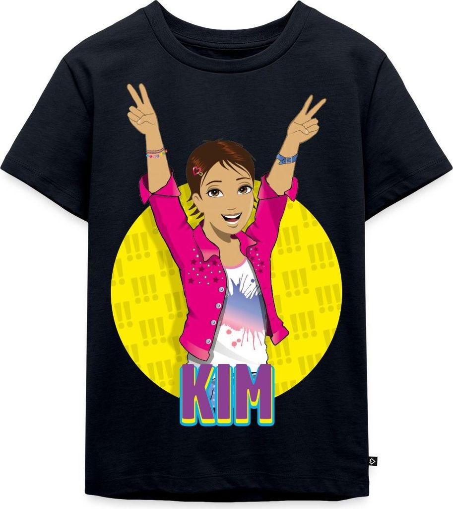 Spreadshirt Die Drei Ausrufezeichen Kim Kinder Premium T-Shirt, 98/104 (2 Jahre), Navy