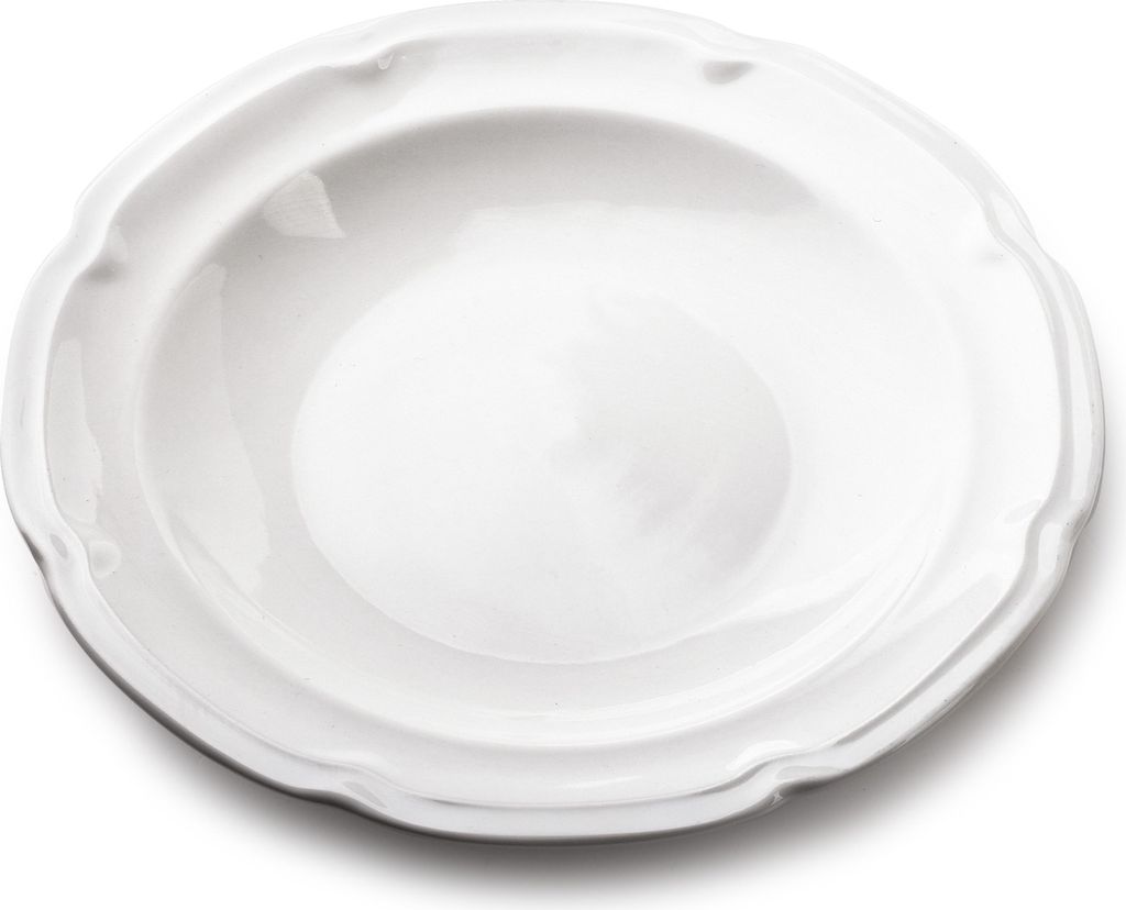 Tiefer Teller Porzellan Hella Hella Ø 22,4 cm 200 ml Weiß 1 Stück