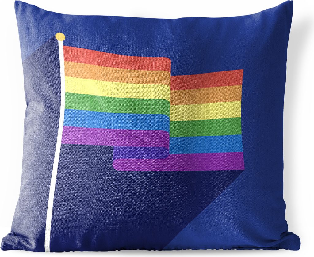 MuchoWow® Outdoor Kissen - Illustration einer Flagge in den Produktbild 