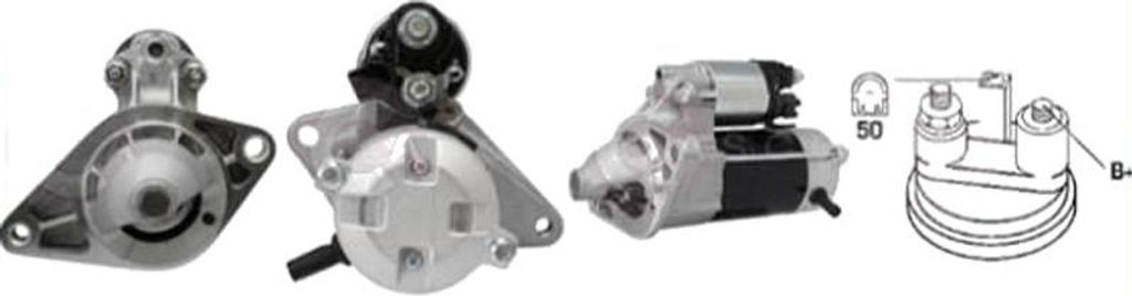 CASCO CST44103AS Starter Anlasser 1kW für TOYOTA Yaris Schrägheck (P9) 12V