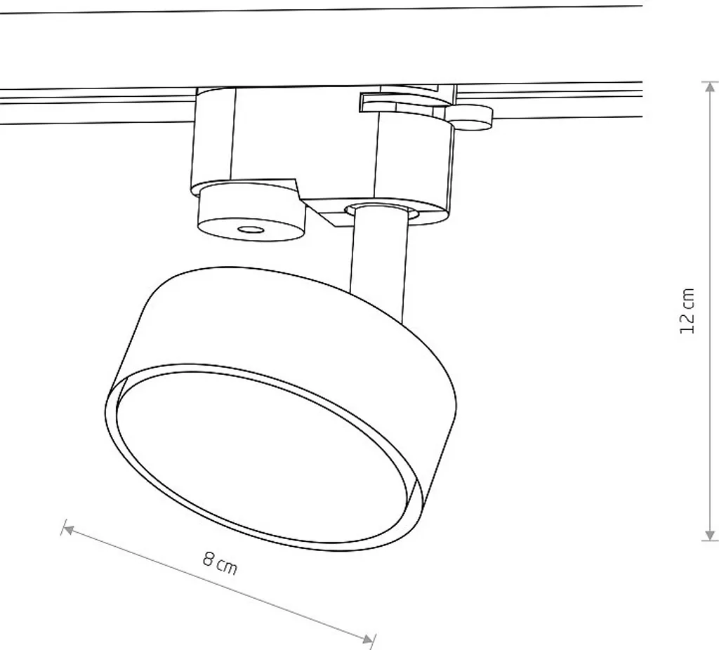 Projecteur rail PUCK Noir Nowodvorski Solution Éclairage Modulable - 8