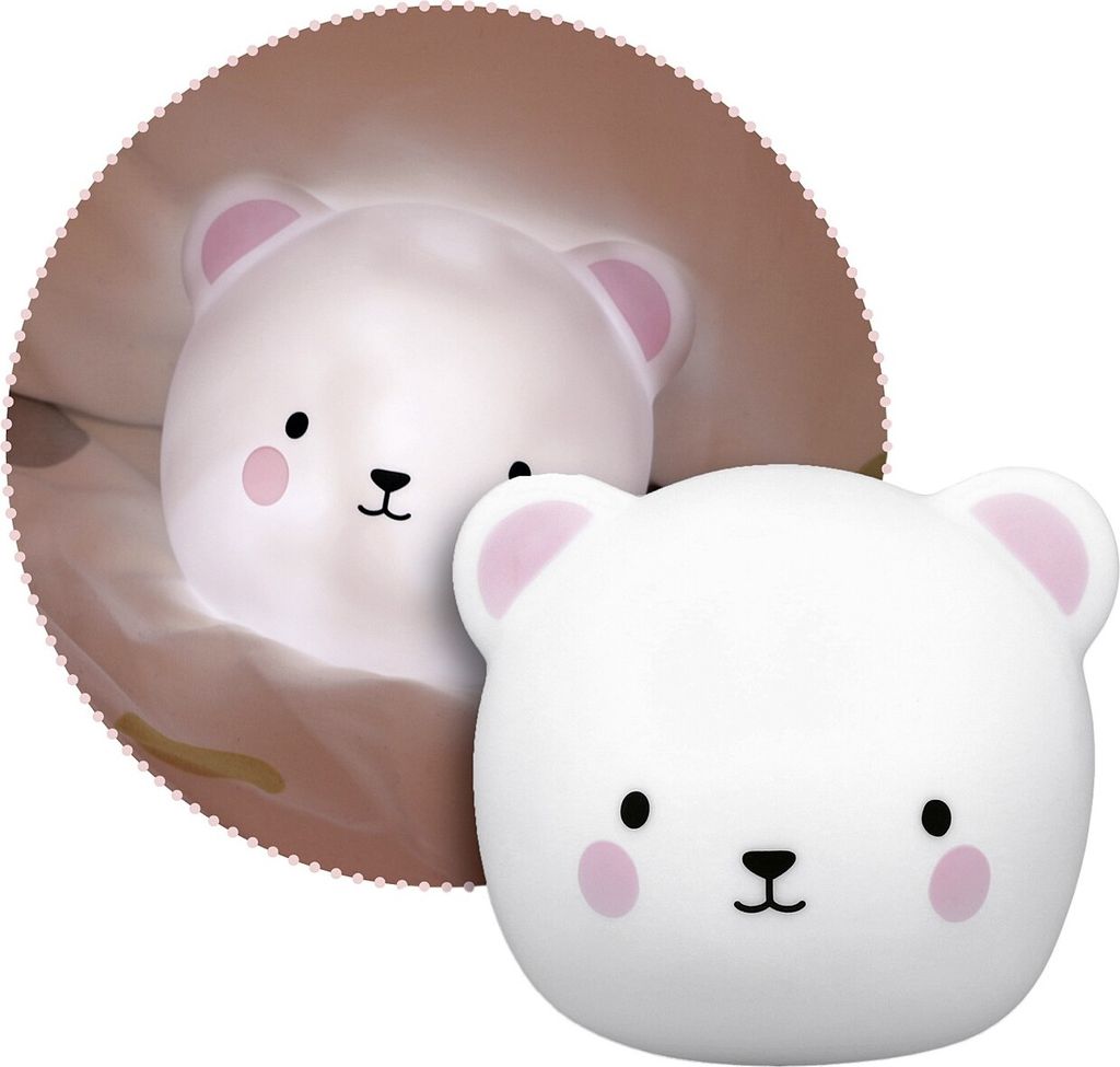 Reer lumilu Touch Light Bear, 2in1 süßes Bären-Nachtlicht und Wandlicht, tolles Taufgeschenk, Geburtstags-Geschenk für Jungen und Mädchen, 522...