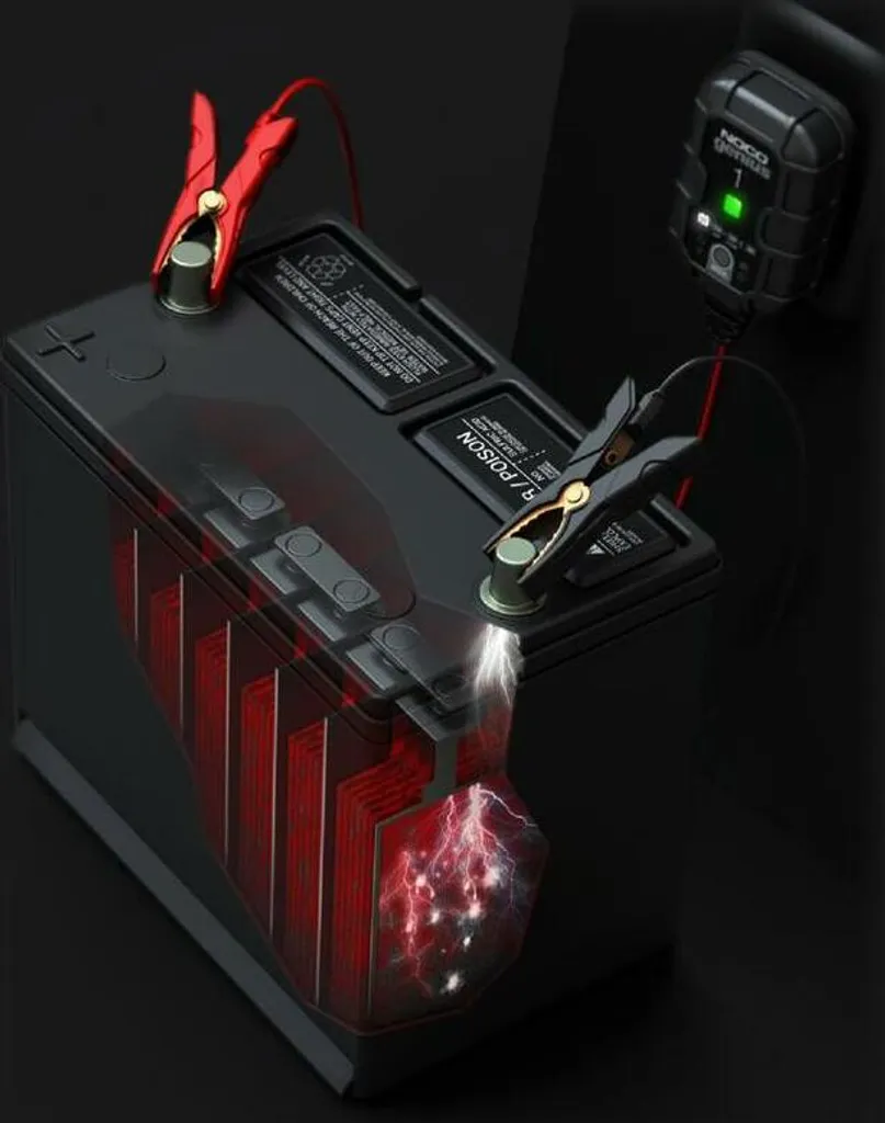 Mantenitore Batteria NOCO GENIUS1 - Design Compatto e Ricarica 1A Smart