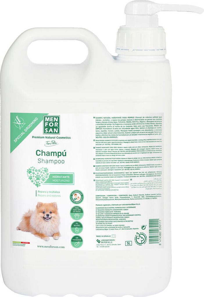 Feuchtigkeitsspendendes Shampoo Menforsan 5 L