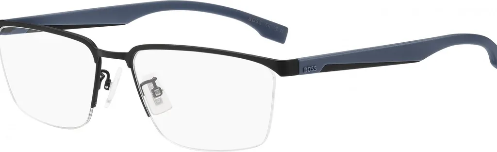Hugo Boss Boss 1543/F 003 Lunettes Rectangulaires Légères Noir 57