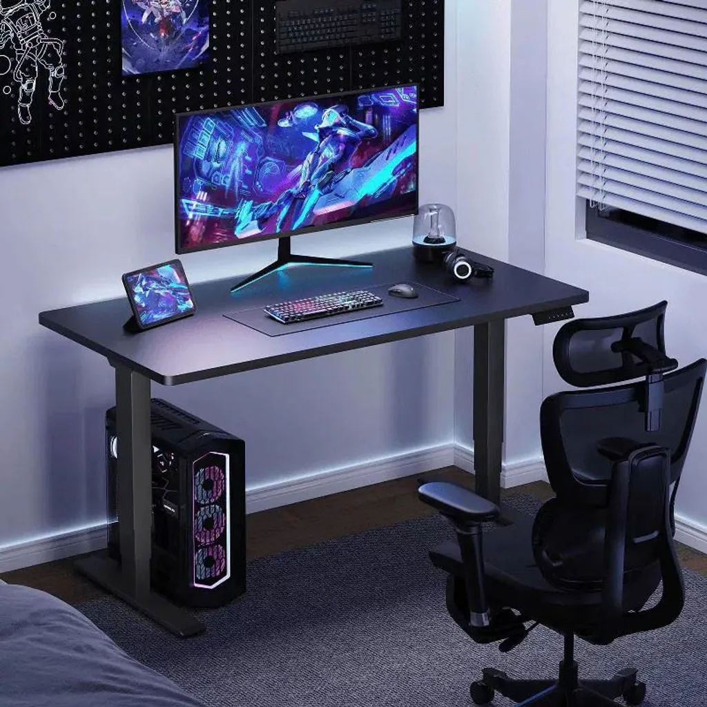 Piétement de Bureau Électrique Réglable E5B Noir Charge 120 kg - 6