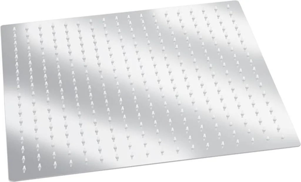 Pomme de douche de pluie carrée 16 pouces en acier inox effet miroir