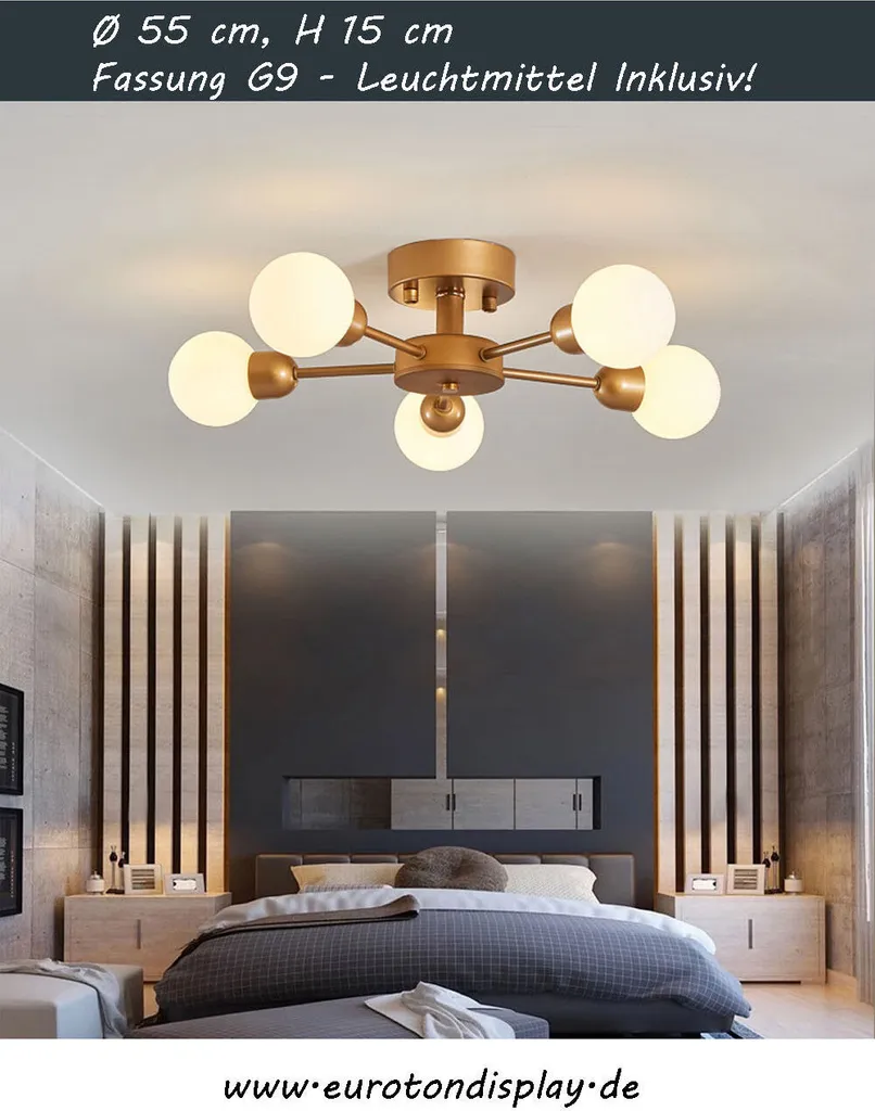 Lampada Soffitto XW819-5: Recensione e Prezzo con Lampadine G9 Incluse