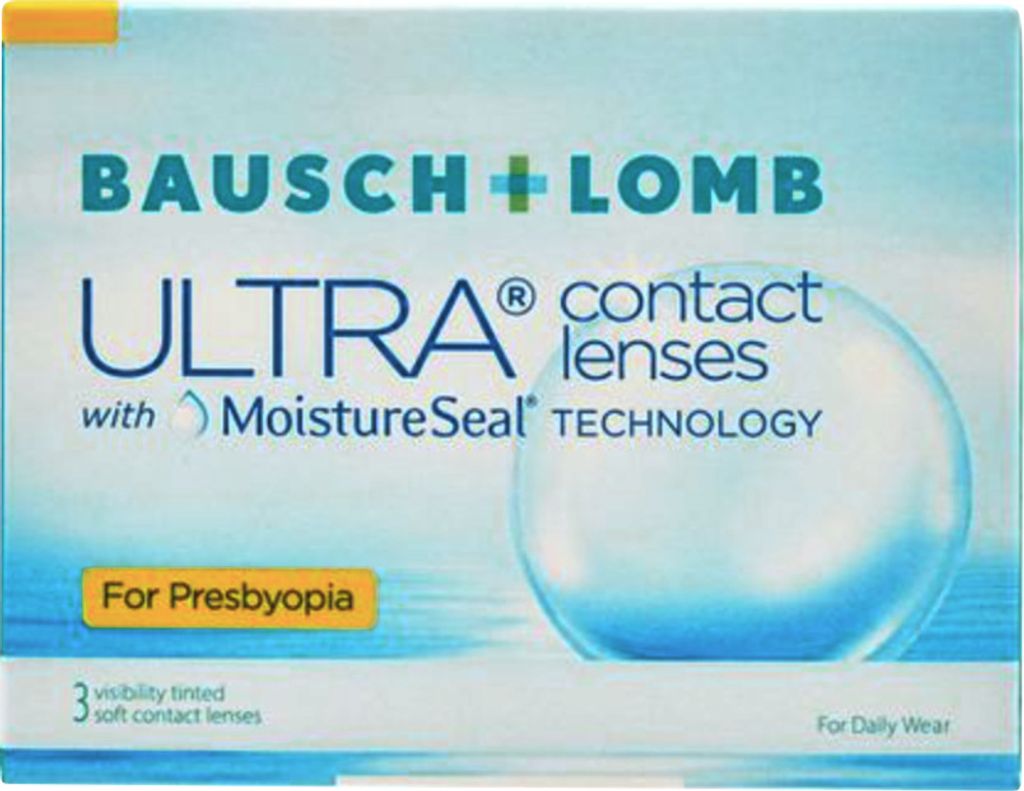 Bausch + Lomb ULTRA for Presbyopia - 3 monthly lenses - Sph: +3.0, Add: high, BC: 8.5, D: 14.2