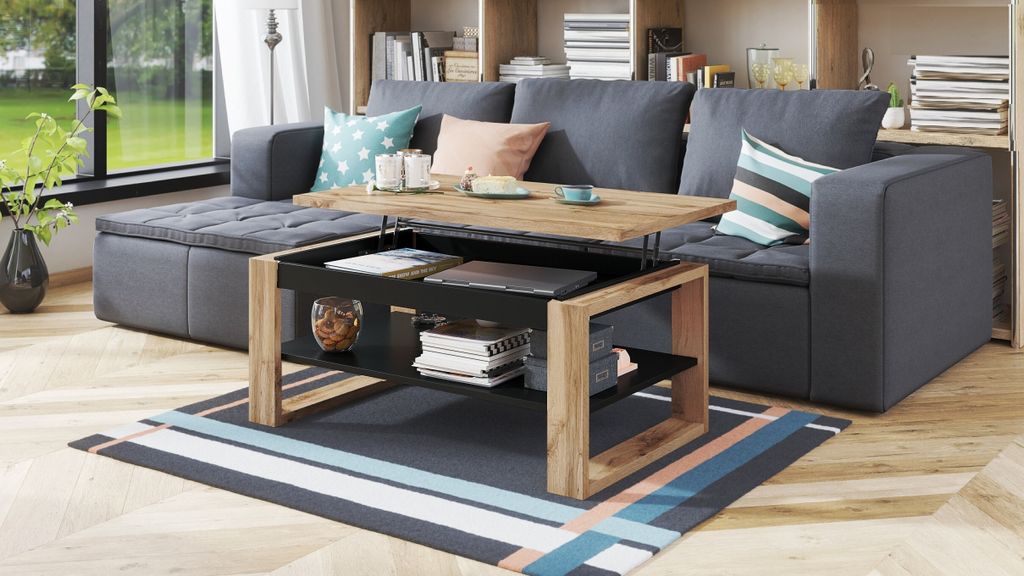 Design Couchtisch Multifunktion Arbeitstisch Tisch Nuo Ablage Esstisch