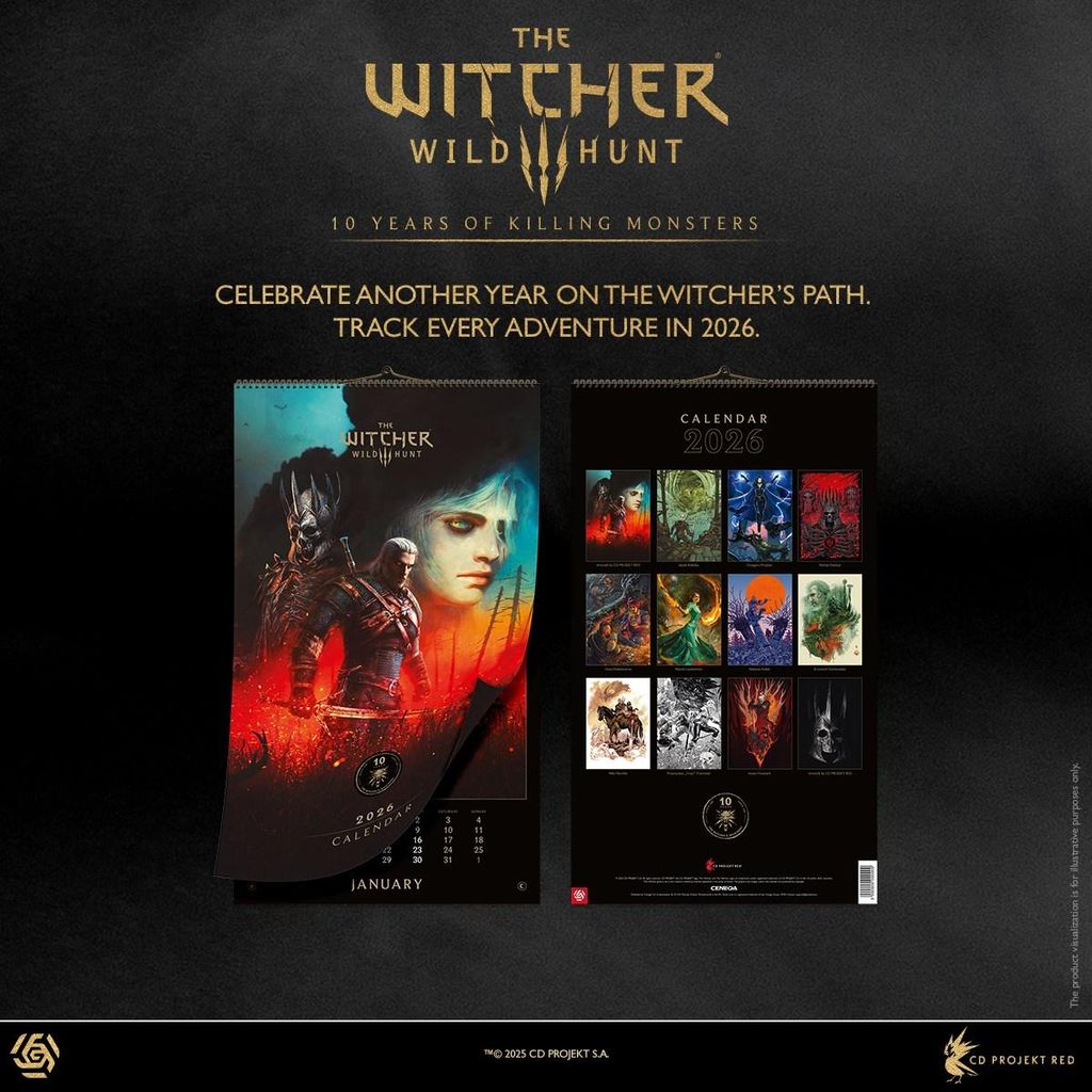 Glo The Witcher 3: Wild Hunt Calendario Del 10° Immagine del prodotto 